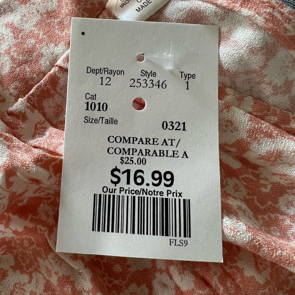 NWT Urban Romantics - Link Floral Tank - XS - Picture 7 of 7